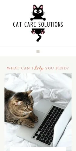 Forhåndsvisning av nettstedet Cat Care Solutions, medium fra USA for sponsede artikler