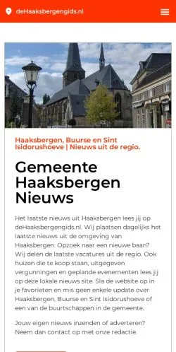 Anteprima del sito Haaksbergen Laatste Nieuws, media di Paesi Bassi per articoli sponsorizzati