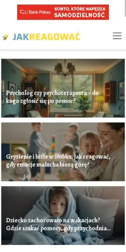 Podgląd witryny Jakreagowac, medium z kraju Polska do artykułów sponsorowanych
