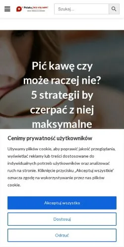 Anteprima del sito Polaku, Lecz Się Sam, media di Polonia per articoli sponsorizzati