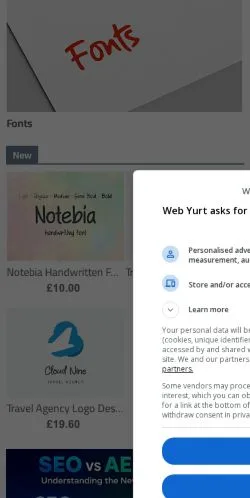 Vorschau der Website WebYurt, Medium aus Vereinigte Staaten für gesponserte Artikel