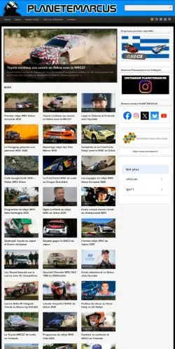 Podgląd witryny PLANETEMARCUS, medium z kraju Francja do artykułów sponsorowanych