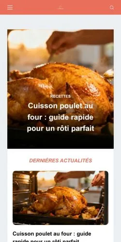 Pré-visualização do site Atelier de la Gourmandise, meio de França para artigos patrocinados
