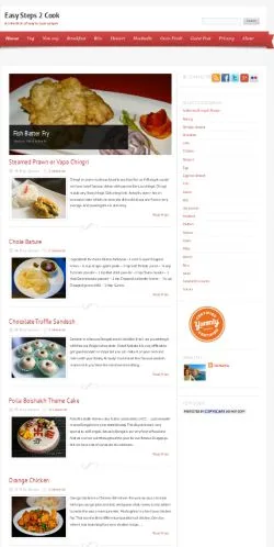 Voorbeeld van de site Easy Steps 2 Cook, medium uit Verenigde Staten voor gesponsorde artikelen