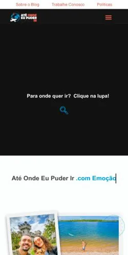 Anteprima del sito Até Onde Eu Puder, media di Brasile per articoli sponsorizzati
