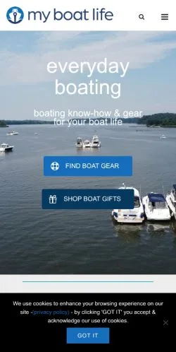 Anteprima del sito My Boat Life, media di Stati Uniti per articoli sponsorizzati