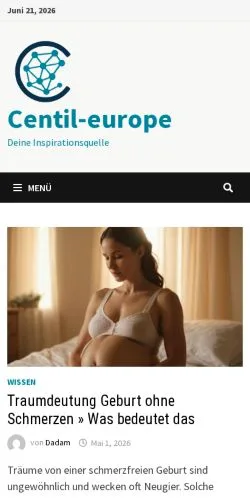 Podgląd witryny Centil-Europe, medium z kraju Niemcy do artykułów sponsorowanych