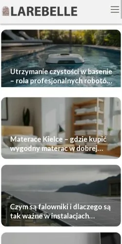 Anteprima del sito La Rebelle, media di Polonia per articoli sponsorizzati