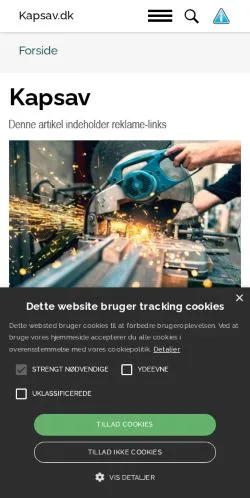 Forhåndsvisning af Kapsav & Geringssav, medie fra Danmark til sponsorerede artikler
