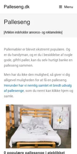 스폰서 기사용 덴마크 매체 Palleseng 사이트 미리보기