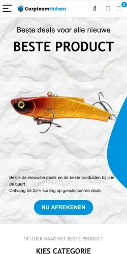 Anteprima del sito Carpteamhulsen, media di Belgio per articoli sponsorizzati