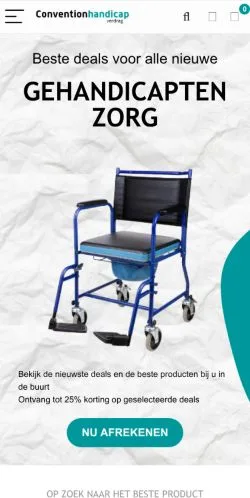Podgląd witryny Convention Handicapverdrag, medium z kraju Belgia do artykułów sponsorowanych