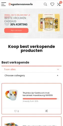 Podgląd witryny Degastenvanveerle, medium z kraju Belgia do artykułów sponsorowanych