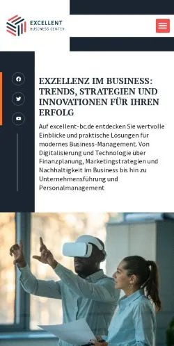 Vista previa del sitio Exzellenz im Business, medio de Alemania para artículos patrocinados