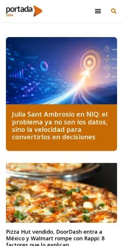 Anteprima del sito Portada Online, media di Messico per articoli sponsorizzati