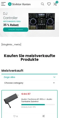 Pré-visualização do site Stviktor Xanten, meio de Alemanha para artigos patrocinados