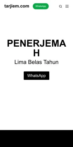 Aperçu du site Tarjiem Terjemahan, média de États-Unis pour articles sponsorisés
