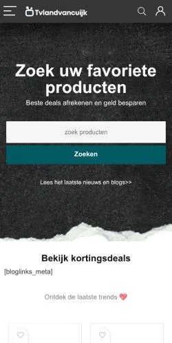 Podgląd witryny Tvlandvancuijk, medium z kraju Holandia do artykułów sponsorowanych