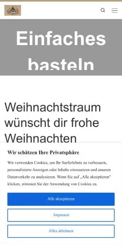 Anteprima del sito Weihnachtstraum, media di Germania per articoli sponsorizzati