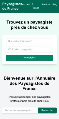 Anteprima del sito Jardin Et Paysagiste, media di Francia per articoli sponsorizzati