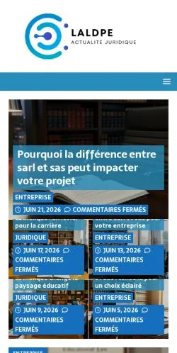 Anteprima del sito Laldpe, media di Francia per articoli sponsorizzati