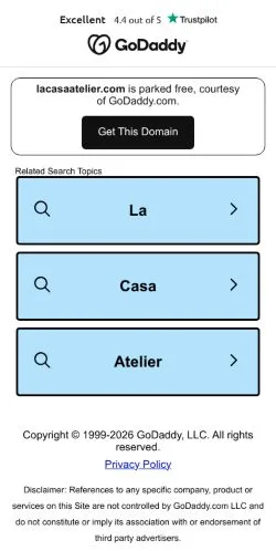 Anteprima del sito La Casa Atelier, media di Stati Uniti per articoli sponsorizzati