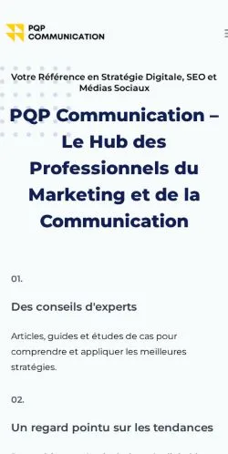 Anteprima del sito PQP COM, media di Francia per articoli sponsorizzati