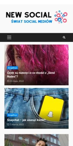 Anteprima del sito New Social Polska, media di Polonia per articoli sponsorizzati