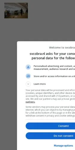 スポンサード記事向けのオランダメディア、SV Cobraのサイトプレビュー