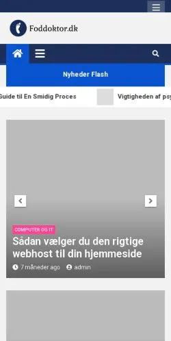 Vorschau der Website Foddoktor.dk, Medium aus Dänemark für gesponserte Artikel
