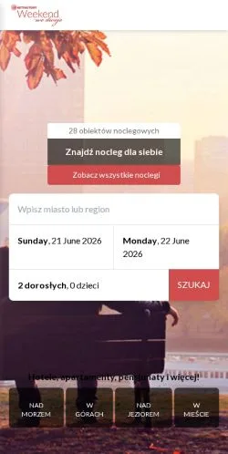 Anteprima del sito Weekend We Dwoje, media di Polonia per articoli sponsorizzati