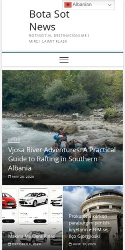 Vista previa del sitio Bota Sot, medio de Estados Unidos para artículos patrocinados