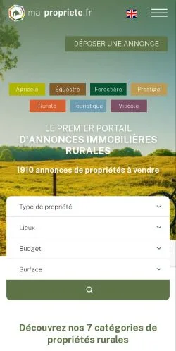 Vista previa del sitio ma-propriete, medio de Francia para artículos patrocinados