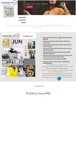 Aperçu du site Herself360, média de États-Unis pour articles sponsorisés