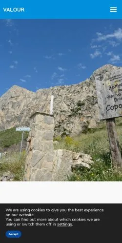 Anteprima del sito Riserva di Capo Gallo, media di Italia per articoli sponsorizzati