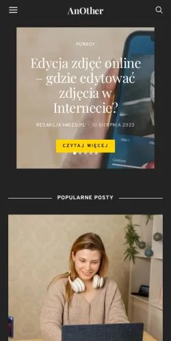 Vorschau der Website Imged, Medium aus Polen für gesponserte Artikel