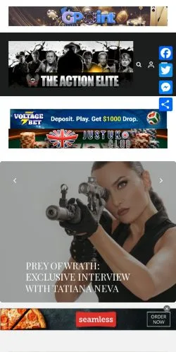 Preview of the The Action Elite website, a media outlet in United Kingdom for sponsored articles