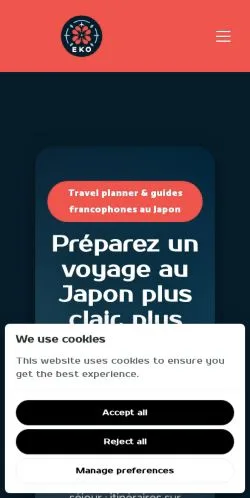 Anteprima del sito Eko du Japon, media di Francia per articoli sponsorizzati