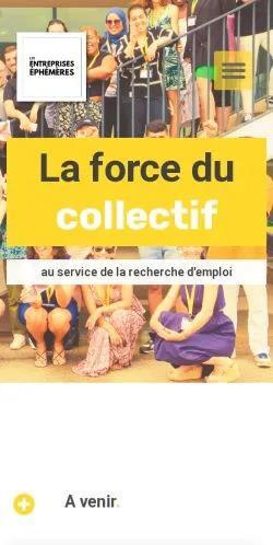 Anteprima del sito Les Entreprises Ephémères, media di Francia per articoli sponsorizzati