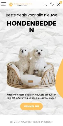 Anteprima del sito Australische Labradoodles, media di Paesi Bassi per articoli sponsorizzati