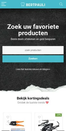 Podgląd witryny bertpauli, medium z kraju Holandia do artykułów sponsorowanych