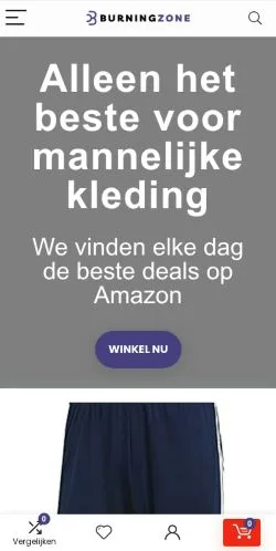 Vorschau der Website burningzone, Medium aus Niederlande für gesponserte Artikel