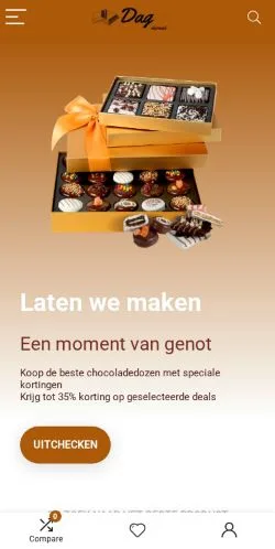 Anteprima del sito Dag Van De Smaakmakers, media di Belgio per articoli sponsorizzati