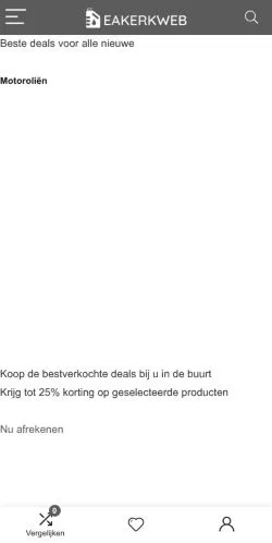 Preview of the Eakerkweb website, a media outlet in Netherlands for sponsored articles