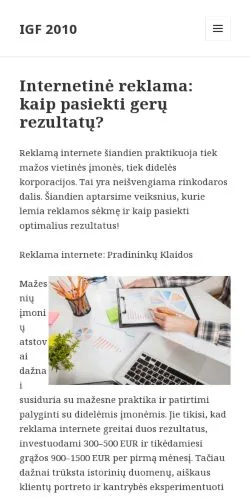 Vorschau der Website IGF 2010, Medium aus Litauen für gesponserte Artikel