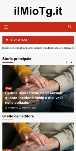 Anteprima del sito ilMioTg.it, media di Italia per articoli sponsorizzati