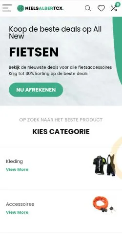 Anteprima del sito Nielsalbertcx, media di Belgio per articoli sponsorizzati