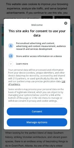 Anteprima del sito Postcards And Passports, media di Stati Uniti per articoli sponsorizzati