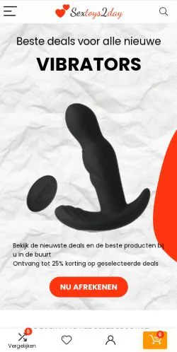 Anteprima del sito Sextoys2day, media di Paesi Bassi per articoli sponsorizzati