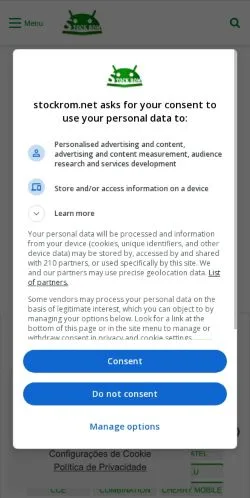 Anteprima del sito Stock Rom Firmware, media di Brasile per articoli sponsorizzati